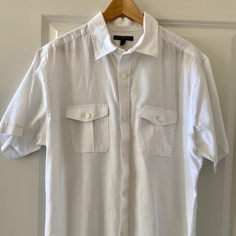 Banana Republic Factory men’s XL linen shirt